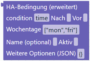 HA-Bedingung (erweitert)