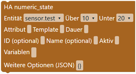 Numeric-state-Auslöser mit einzelnen Eingaben