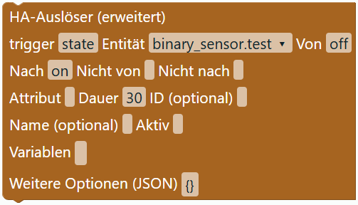 HA-Auslöser (erweitert)