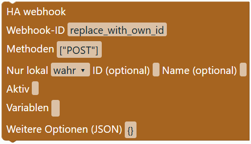 HA webhook