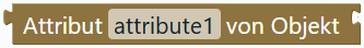 Attribut von Objekt