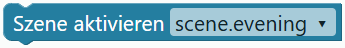 Szene aktivieren
