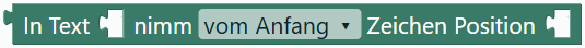Zeichen lesen
