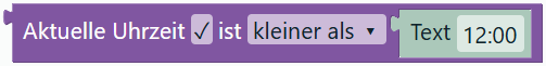 Uhrzeitvergleich mit Eingängen