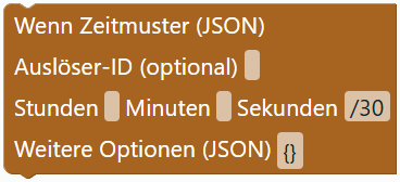 Zeitmuster (JSON)