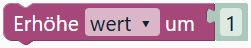 Erhöhe Variable um