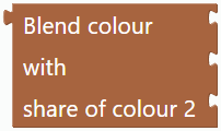 Blend colours