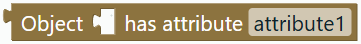 Object has attribute