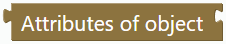 Object attributes