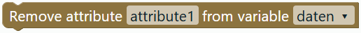 Remove attribute from variable
