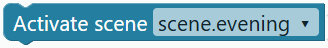 Activate scene