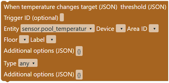 Temperature changed