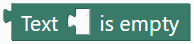 Text empty
