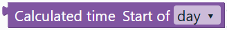 Calendar start