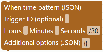 Time pattern (JSON)