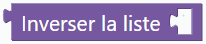 Inverser la liste …