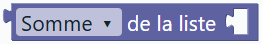 … de la liste …