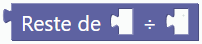 Reste de … ÷ …
