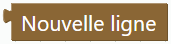 Nouvelle ligne comme valeur