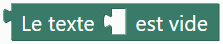 Le texte … est vide