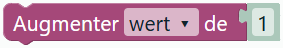 Augmenter … de …