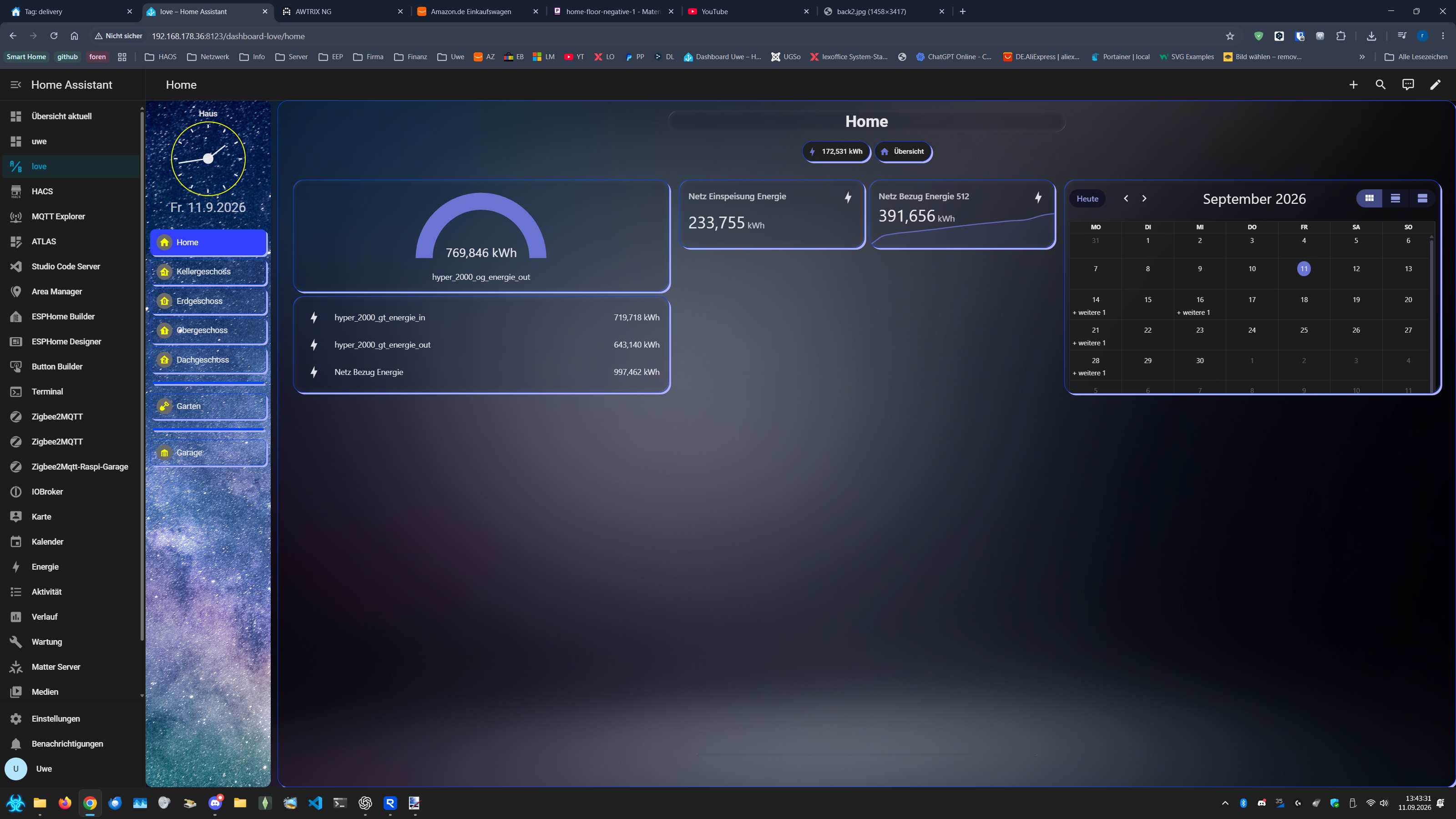 Dashboard Layout Card V2 Ansicht